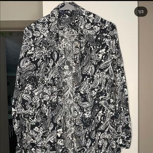 Printed Button Up